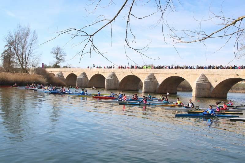 Campeonato de Invierno de Piragüismo en Torquemada (Palencia)