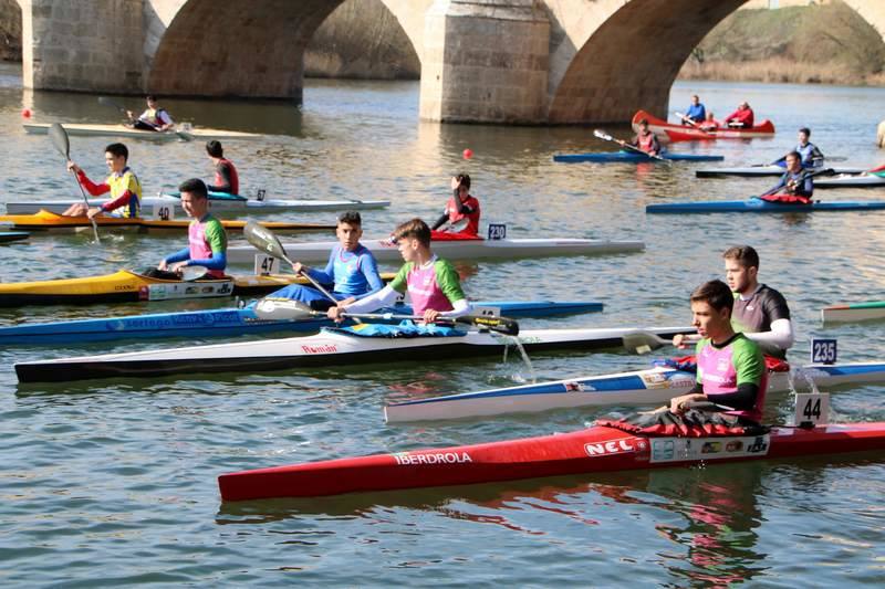 Campeonato de Invierno de Piragüismo en Torquemada (Palencia)