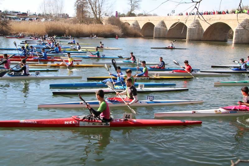 Campeonato de Invierno de Piragüismo en Torquemada (Palencia)