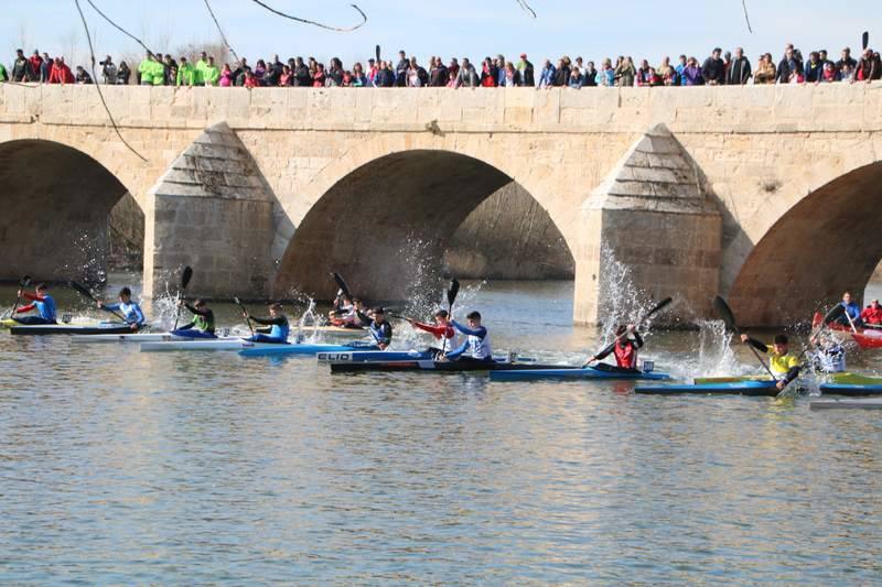 Campeonato de Invierno de Piragüismo en Torquemada (Palencia)