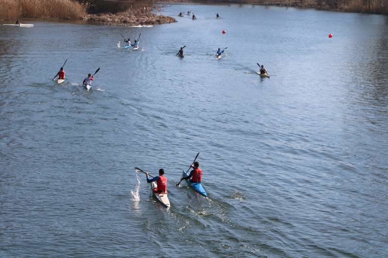 Campeonato de Invierno de Piragüismo en Torquemada (Palencia)