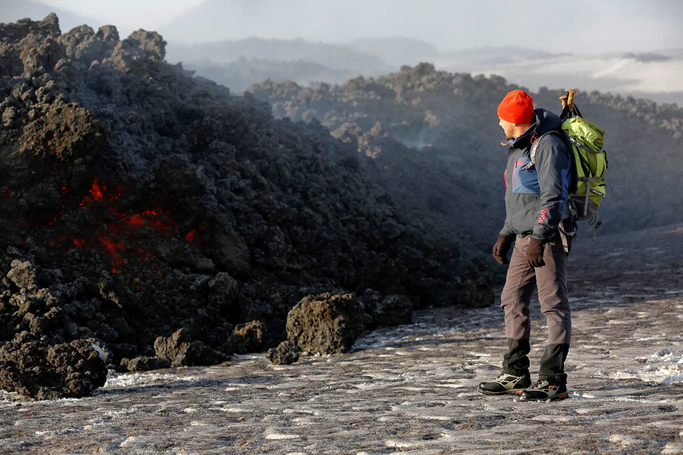 La espectacular erupción del volcán Etna