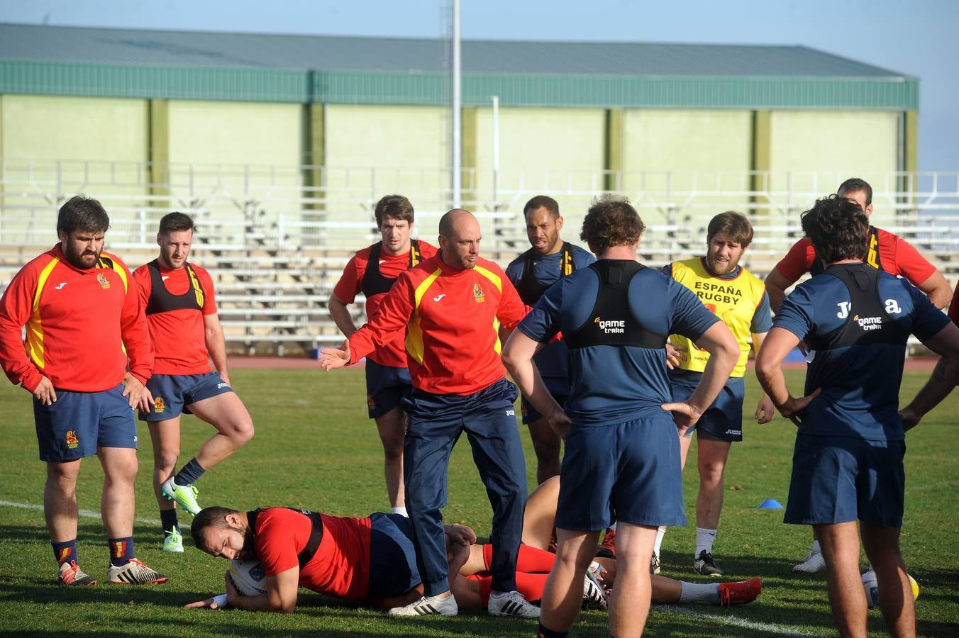 La selección española de rugby entrena en Medina del Campo