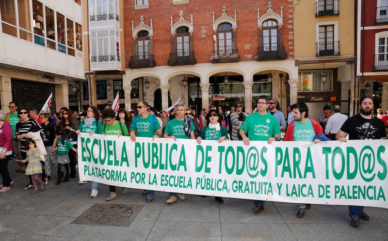 Palencia apoya la huelga en Educación