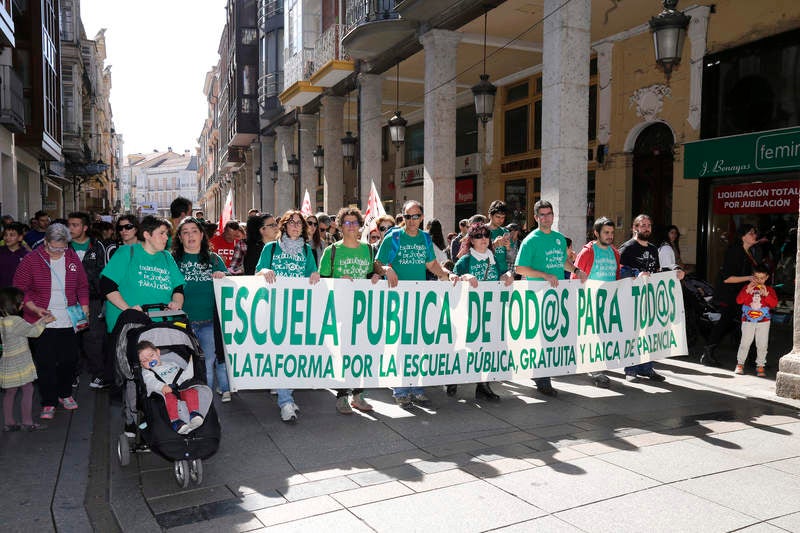 Palencia apoya la huelga en Educación