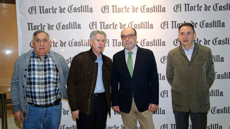 Alberto Rodríguez Lechón (Grupo Muriel); Mariano Valero (Subdelegación del Gobierno), Paco Ramos (Consejo Consultivo) y Julián García Torrellas (Ayuntamiento).