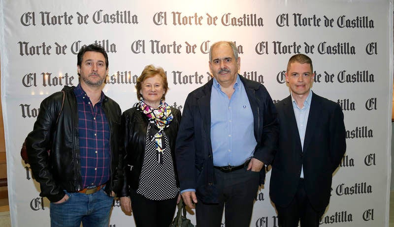 Josema Montes y Pilar Arnedo (Contraluz), Manuel Betegón (PP) y José María del Collado(Cobarsa).