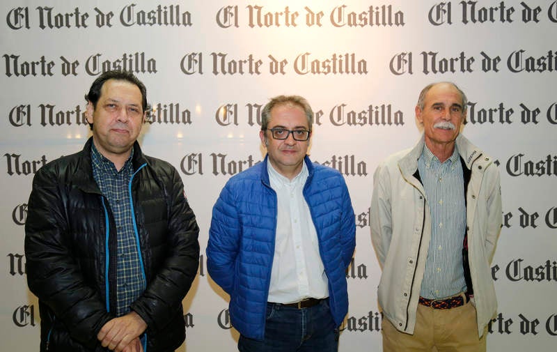 Pablo Soler (Razón y Justicia), Txomin Pérez (Diócesis) y Eduardo Álvarez (Ciudadanos).