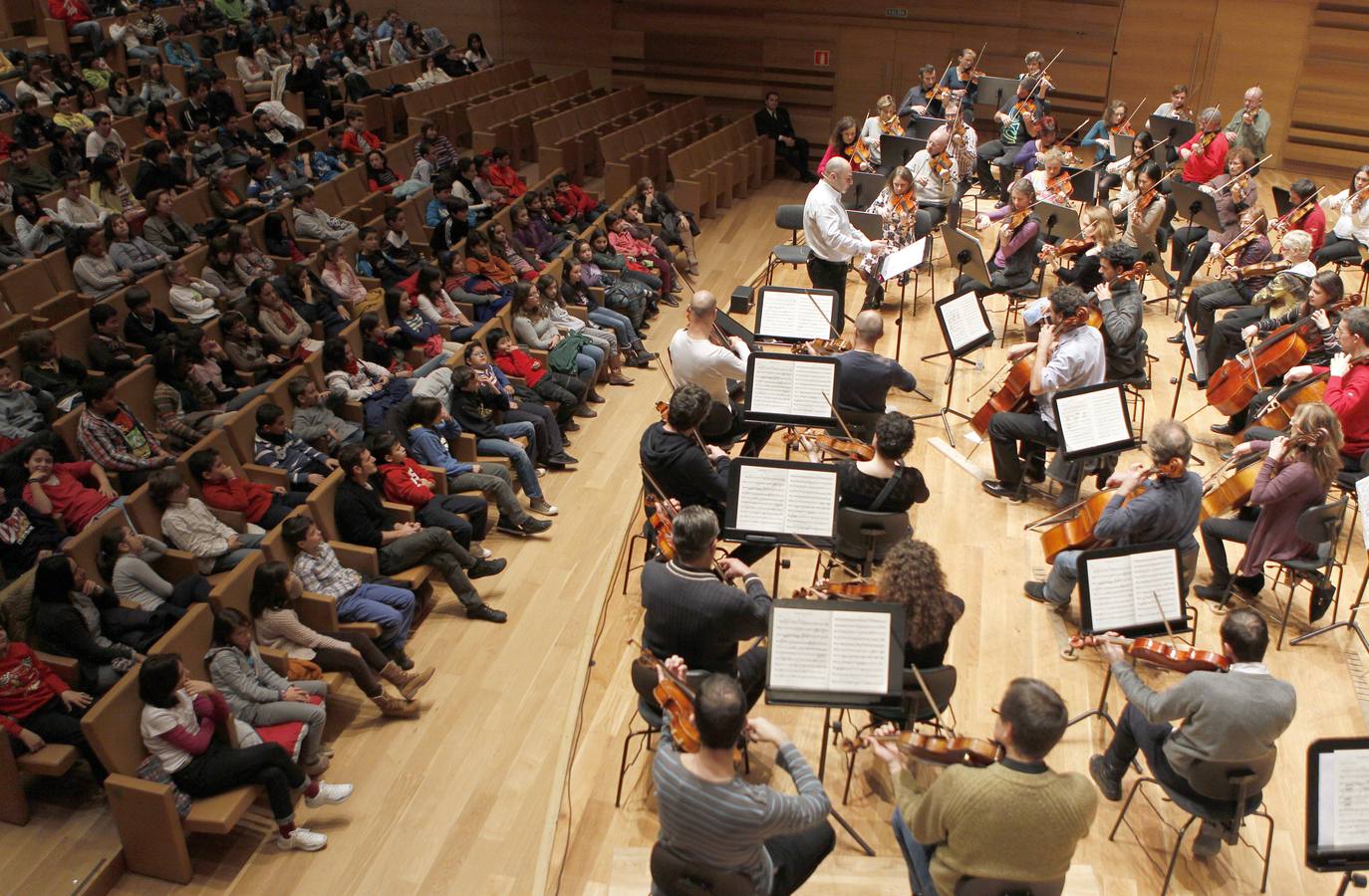 22.11.12 Concierto didáctico de la OSCyL en el Auditorio Miguel Delibes.