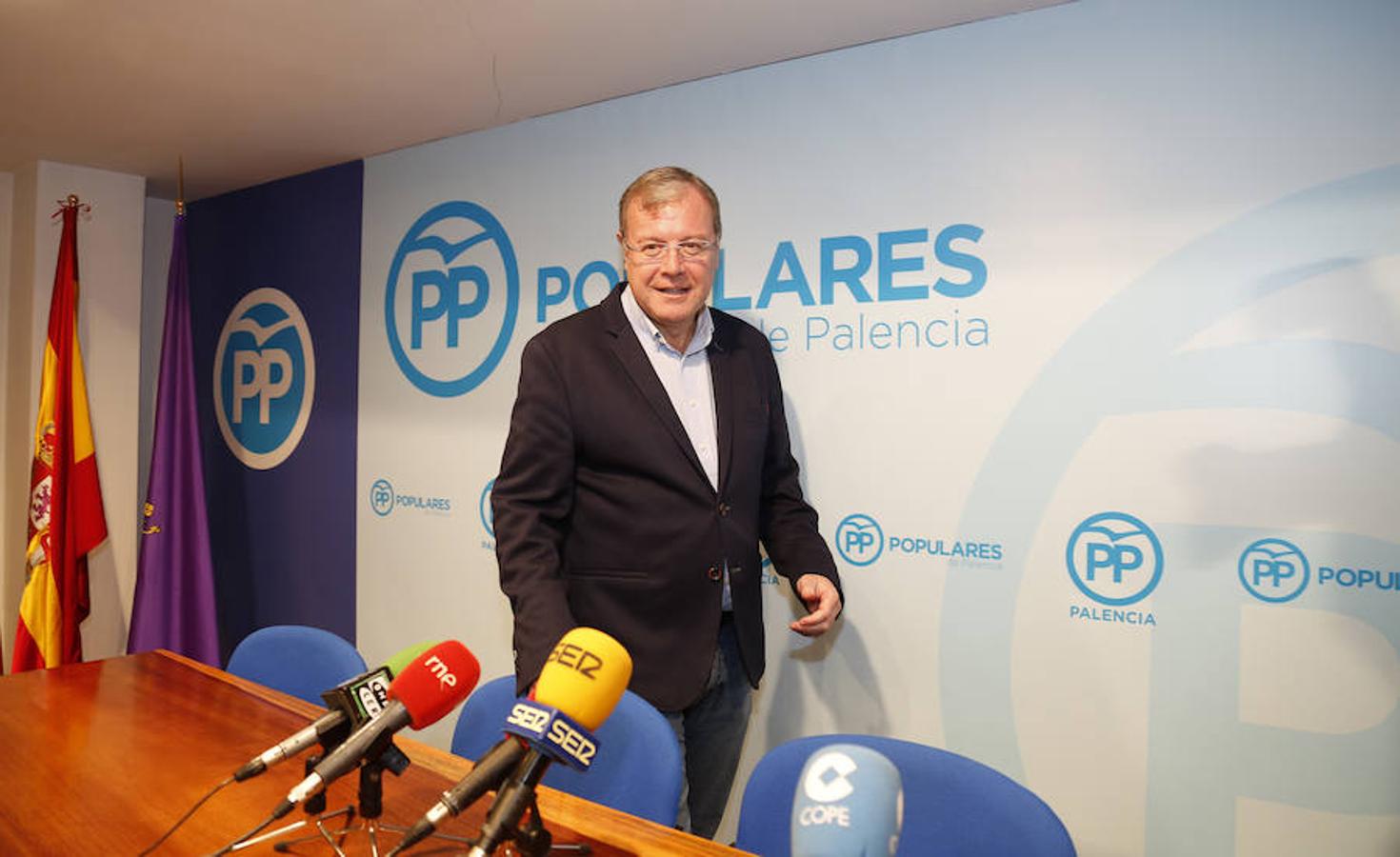 Antonio Silván visita Palencia en su campaña para optar a la Presidencia del PP de Castilla y León