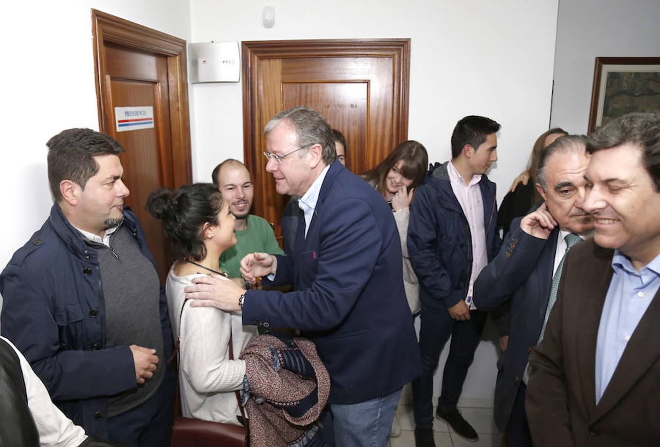 Antonio Silván visita Palencia en su campaña para optar a la Presidencia del PP de Castilla y León