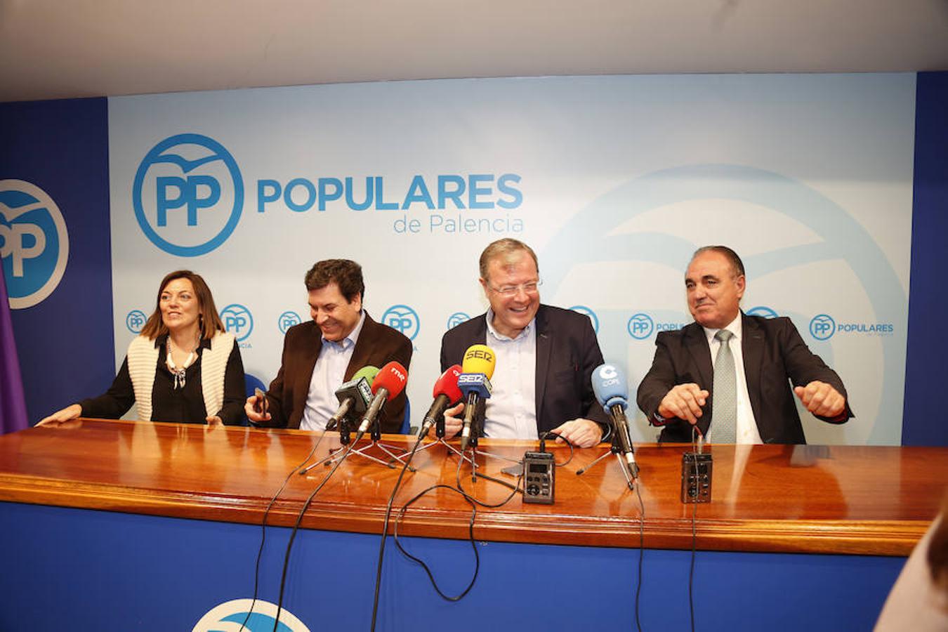 Antonio Silván visita Palencia en su campaña para optar a la Presidencia del PP de Castilla y León