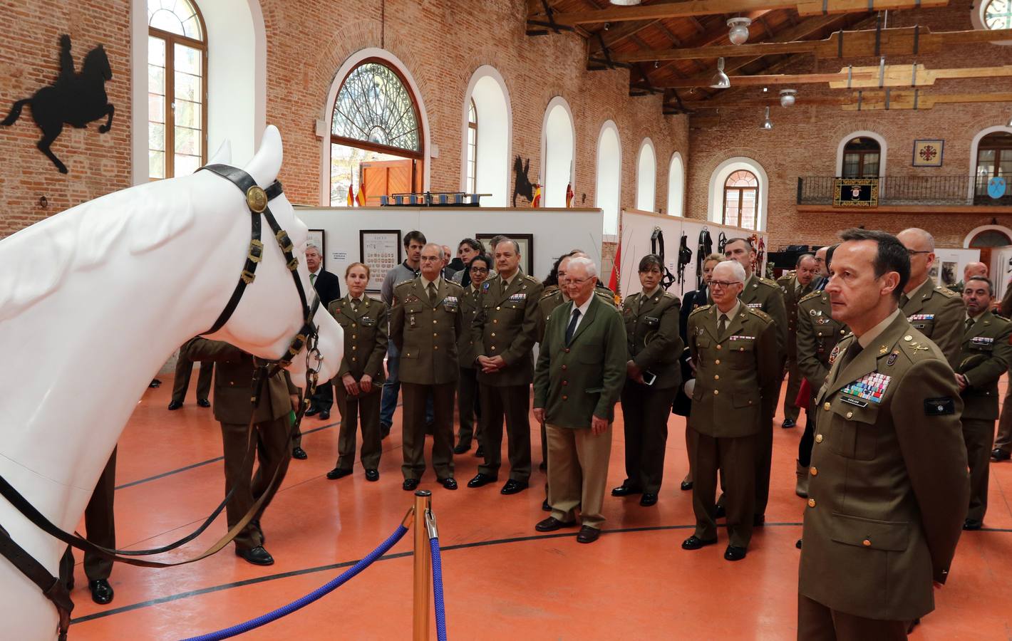 Homenaje al caballo en la Academia de Caballería de Valladolid