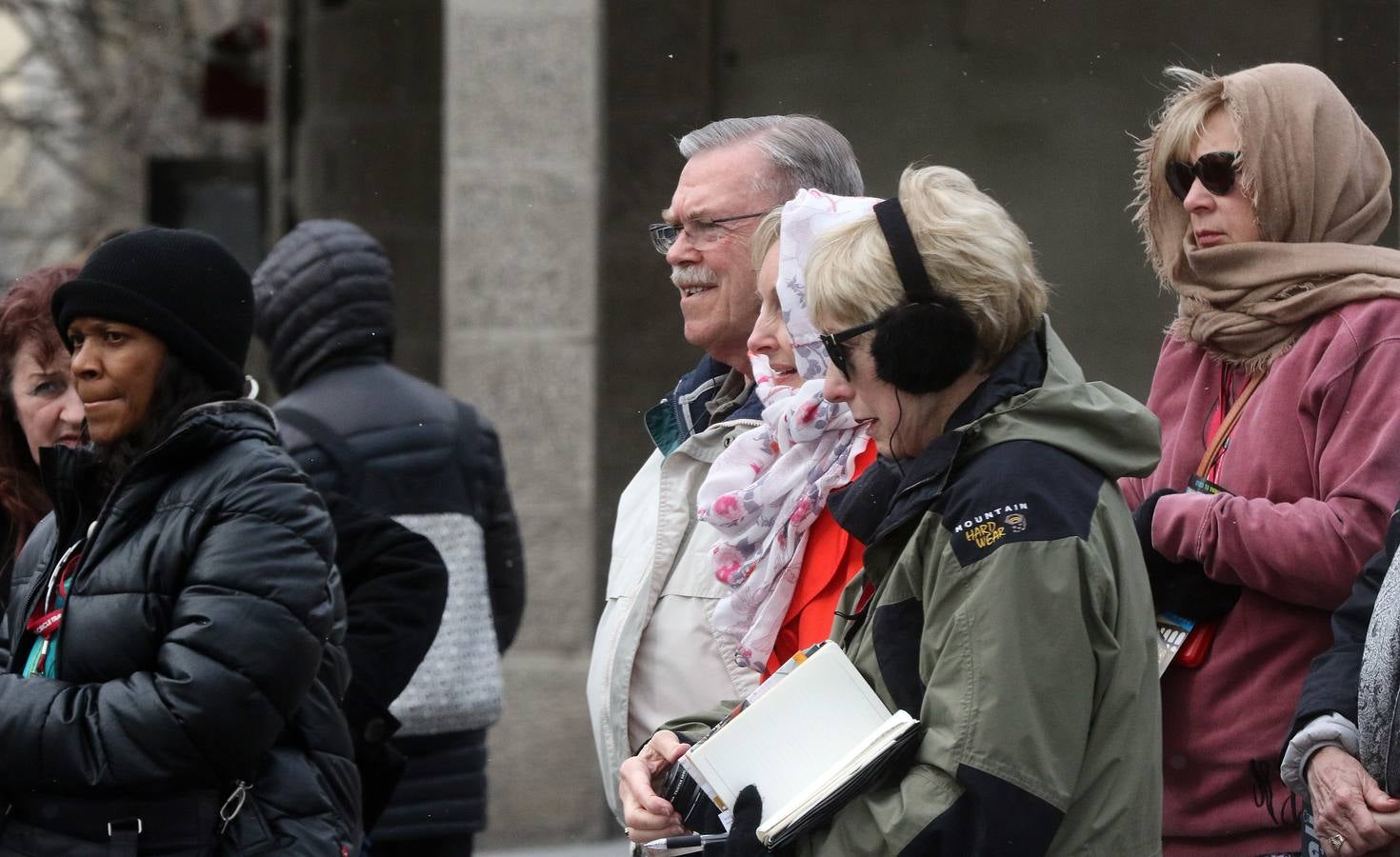 Jornada de frío invernal y nieve en Segovia