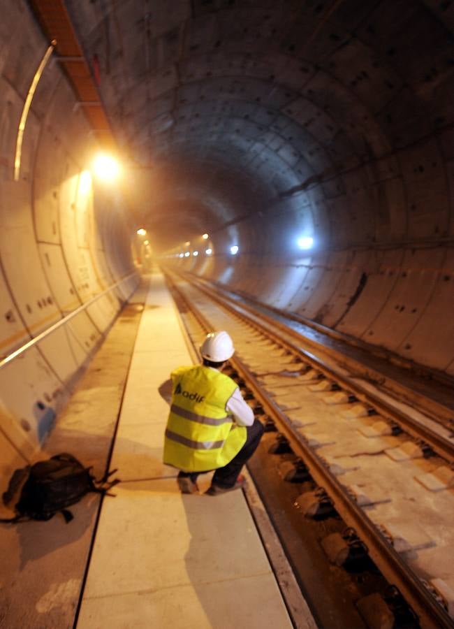 Imágenes de la construcción de los túneles de Guadarrama