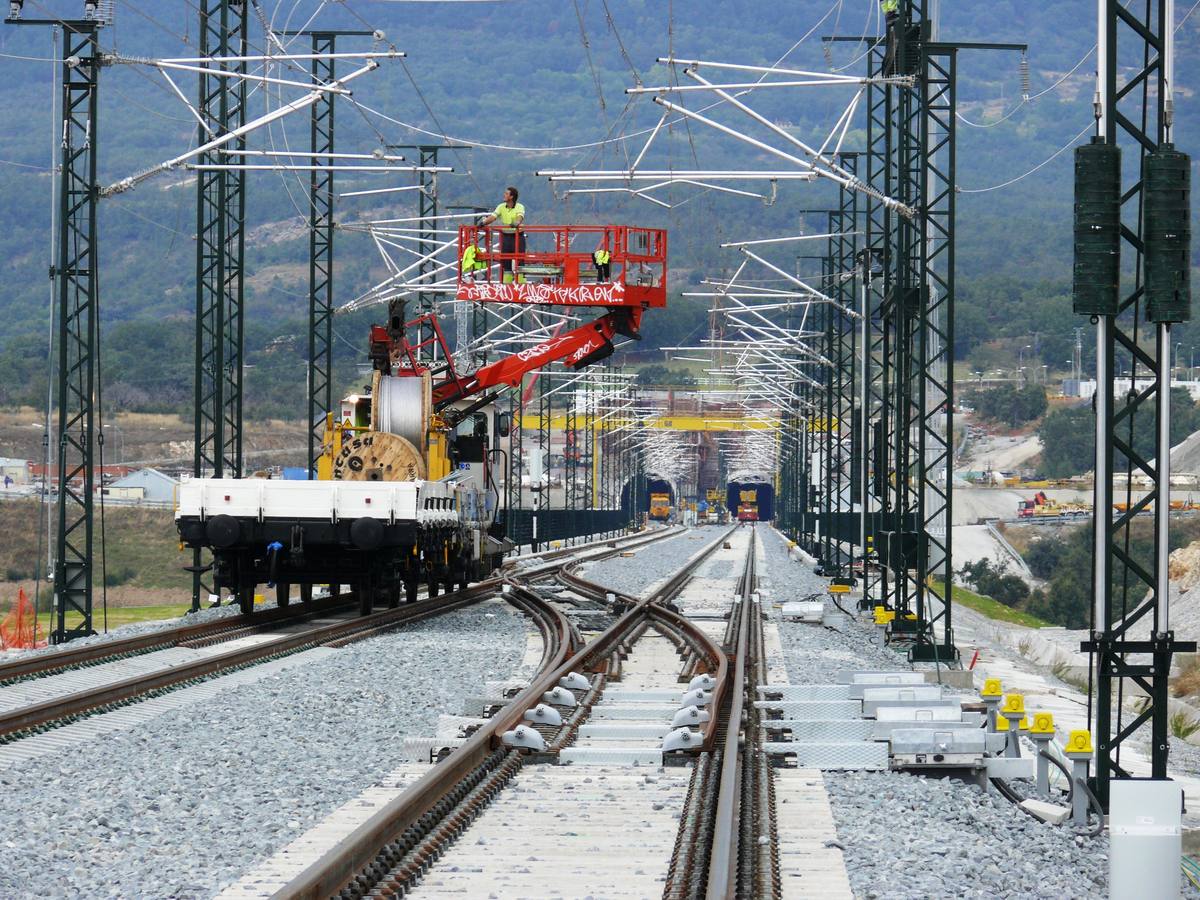 Imágenes de la construcción de los túneles de Guadarrama