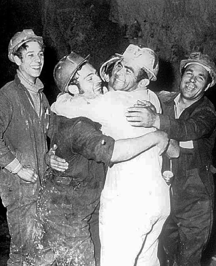 Imágenes de la construcción de los túneles de Guadarrama