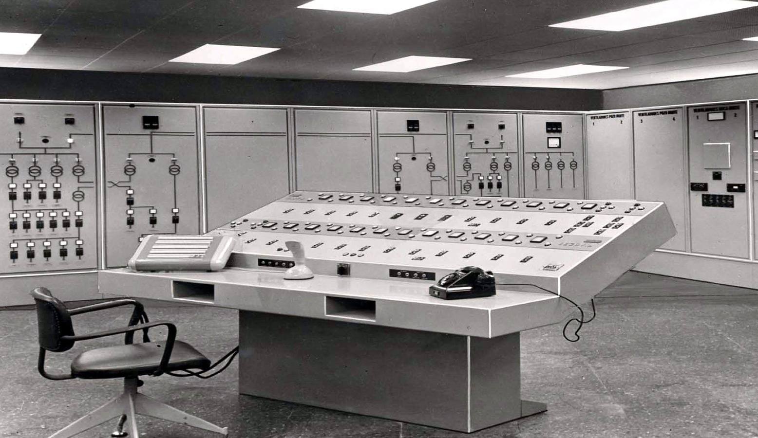 Imágenes de la construcción de los túneles de Guadarrama