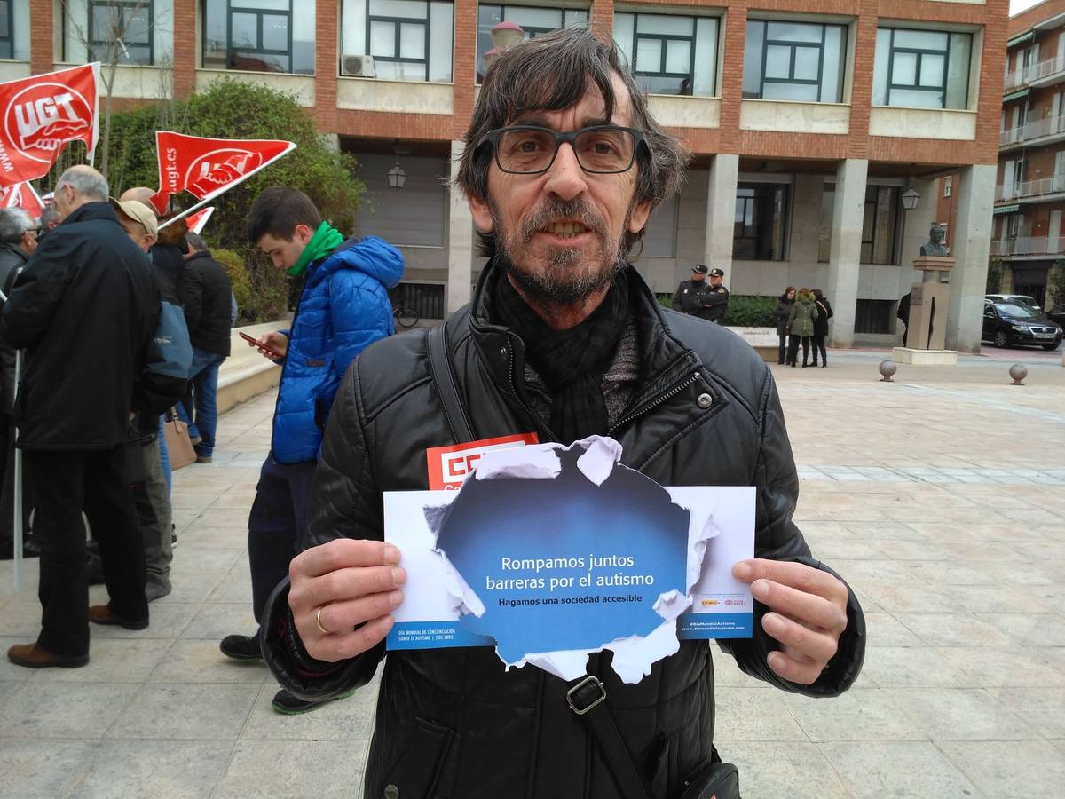 El secretario provincial de CC OO, Luis González.