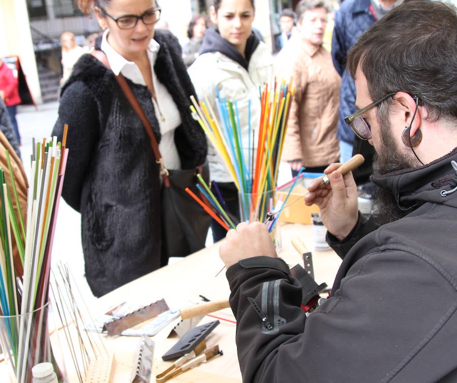 Talleres de artesanía en la Calle Mayor de Palencia