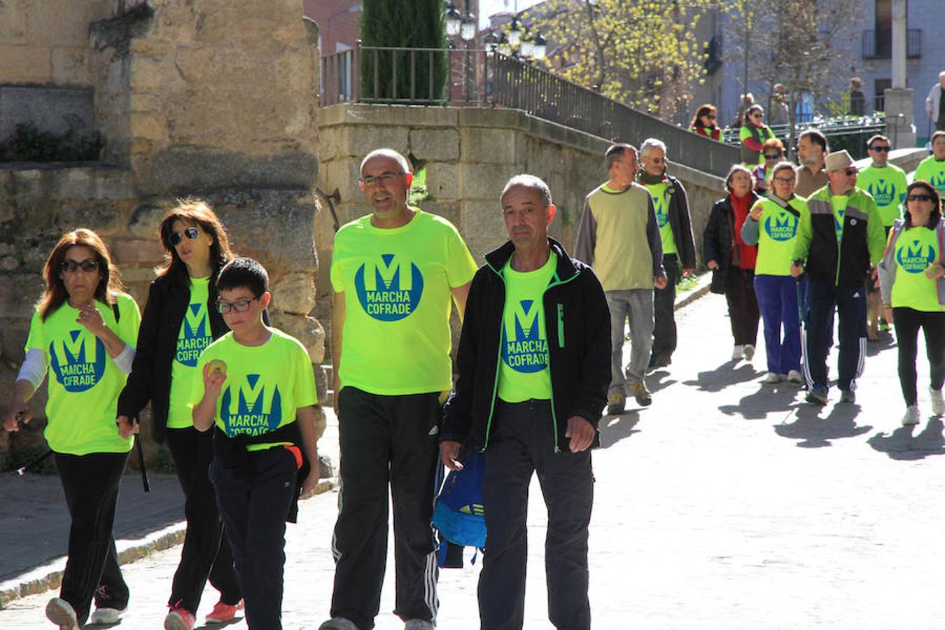 Marcha cofrade en Segovia