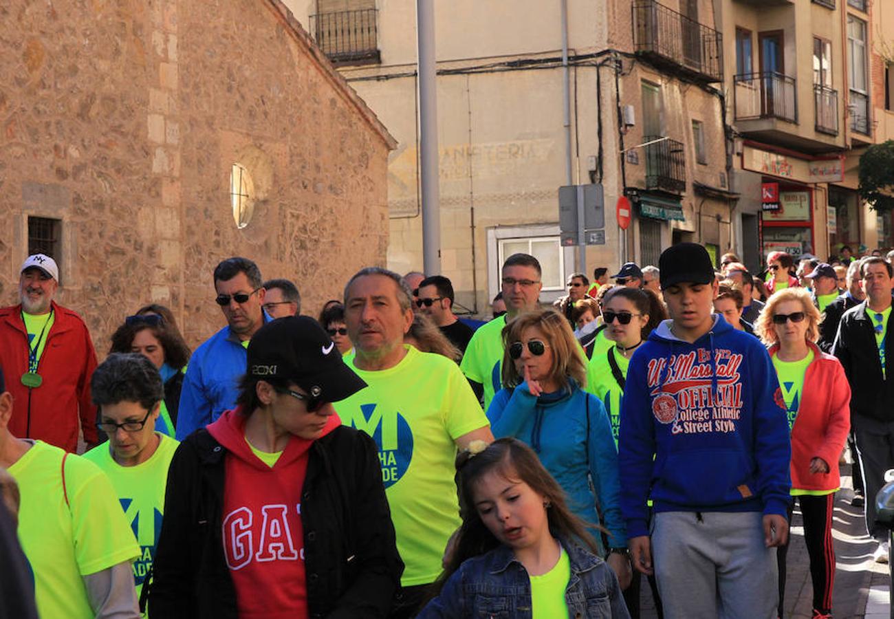 Marcha cofrade en Segovia