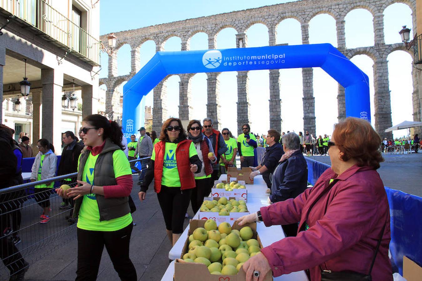 Marcha cofrade en Segovia