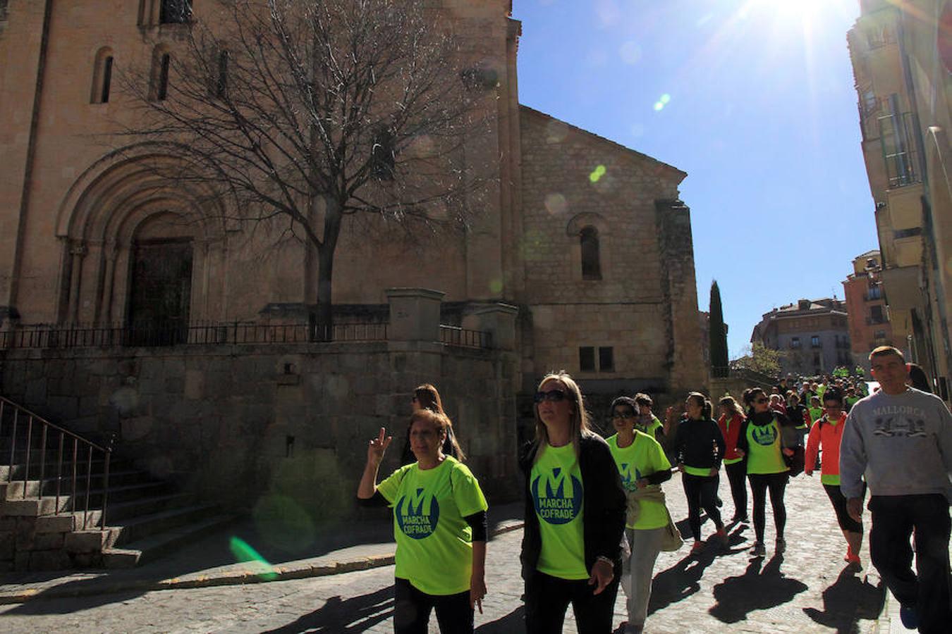 Marcha cofrade en Segovia