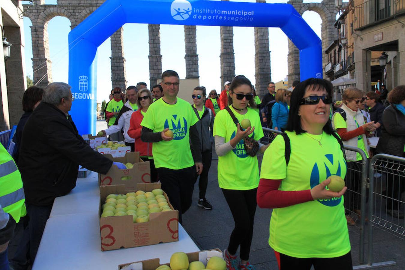 Marcha cofrade en Segovia