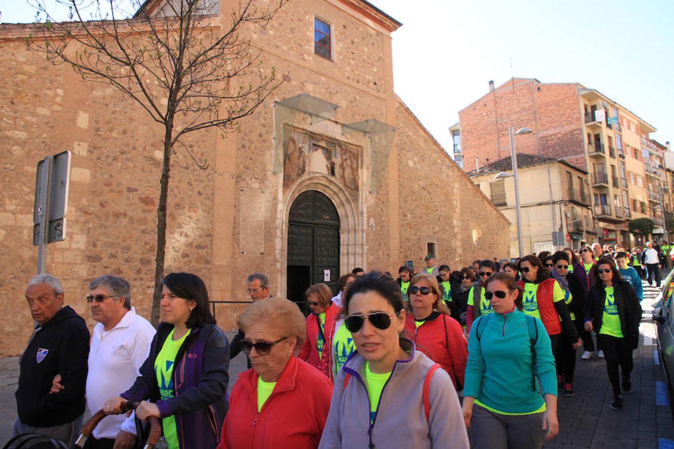 Marcha cofrade en Segovia