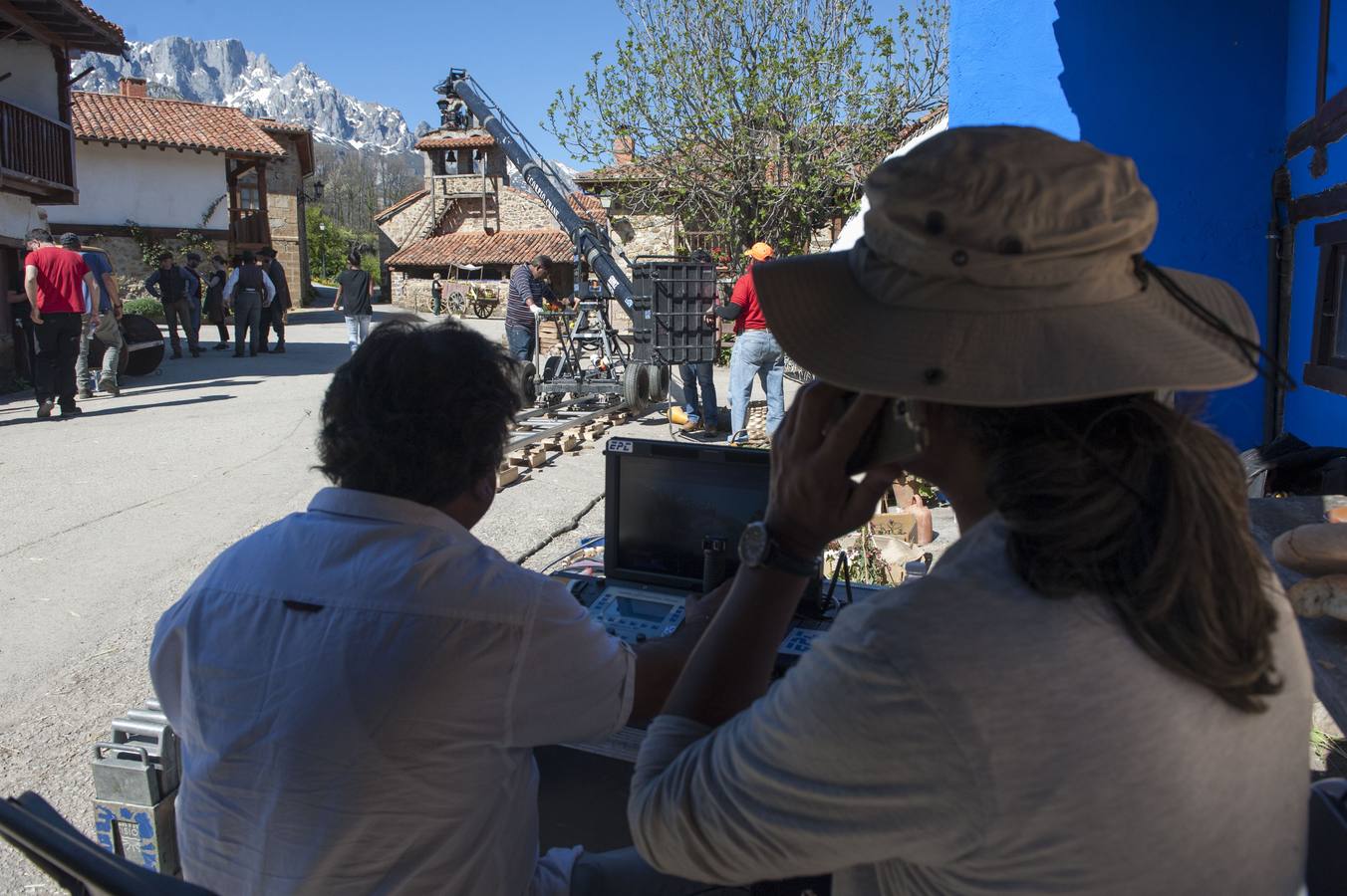 Rodaje de la película de Heidi en Liébana