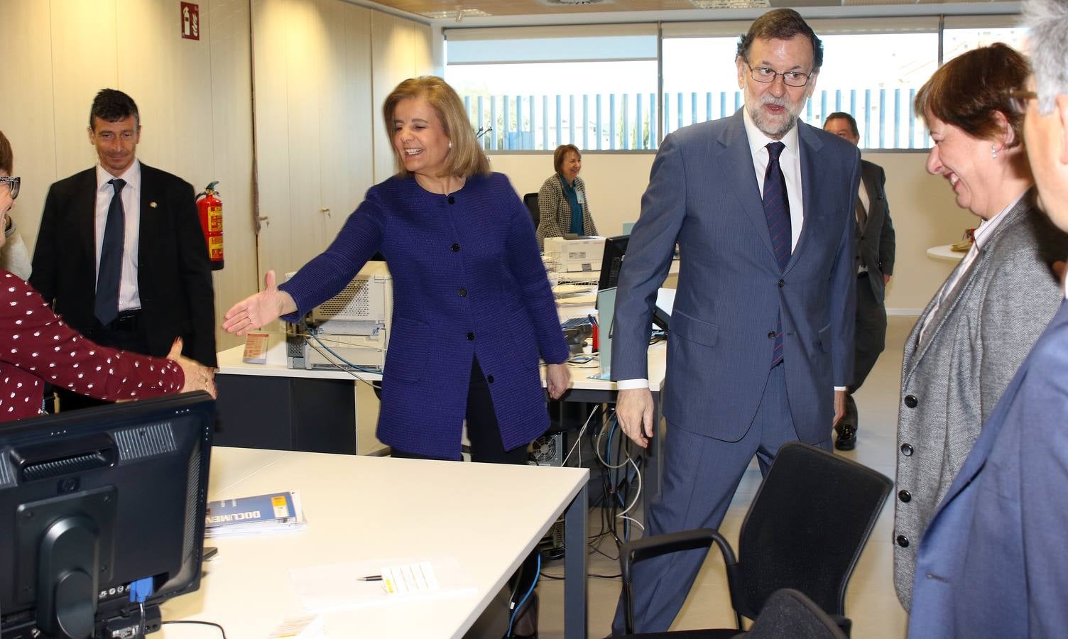 Rajoy inaugura en Segovia la sede de la Dirección Provincial del Instituto Nacional de la Seguridad Social (INSS)