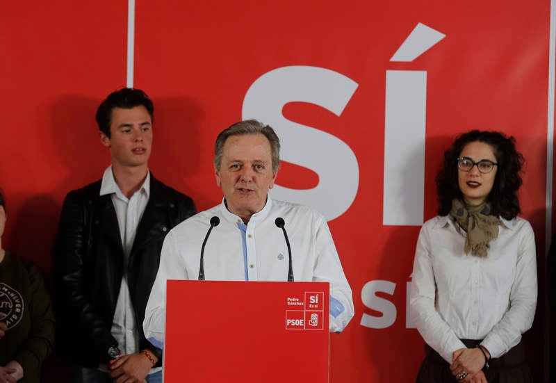 Pedro Sánchez hace campaña en Palencia para las primarias socialistas