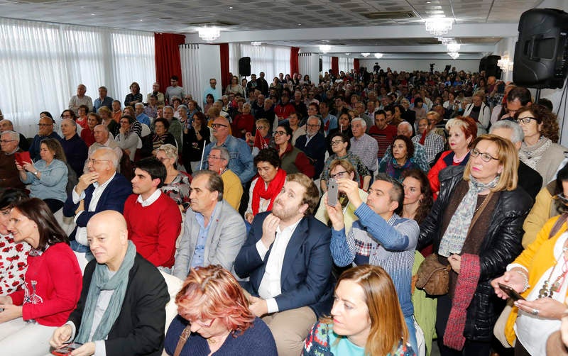 Pedro Sánchez hace campaña en Palencia para las primarias socialistas