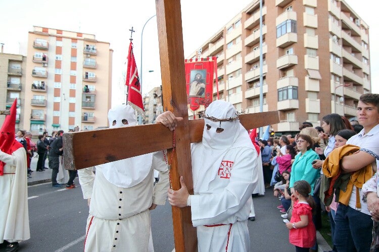 Procesión de Nuestro Padre Jesús del Perdón y acto de indulto al preso en Salamanca