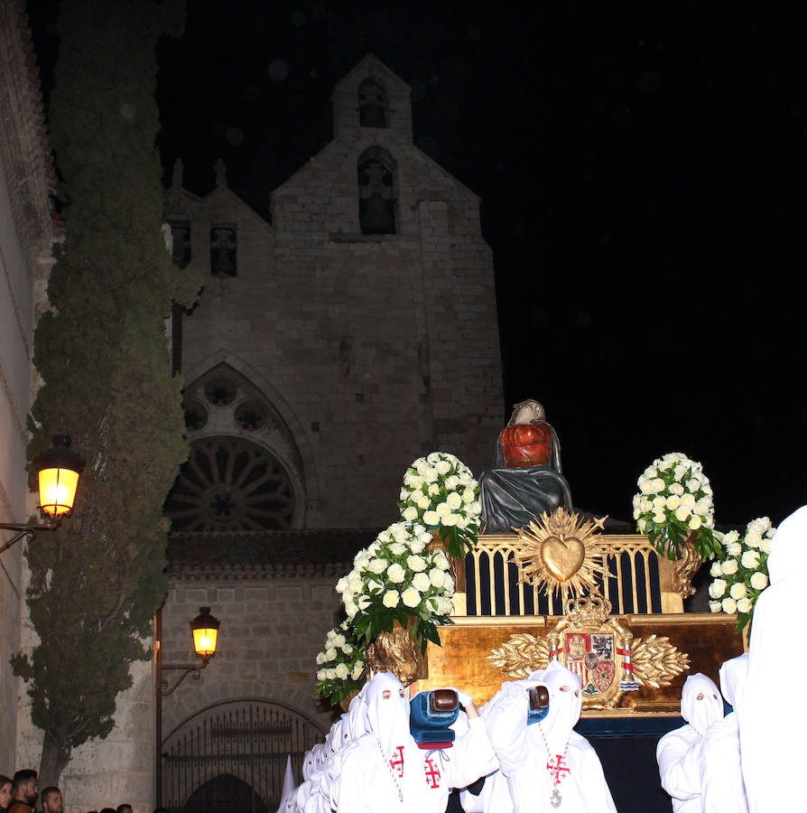 Procesión de la Quinta Angustia en Palencia