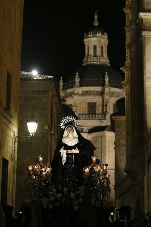 Procesión de Nuestro Padre Jesús Flagelado y Nuestra Señora de las Lágrimas en Salamanca