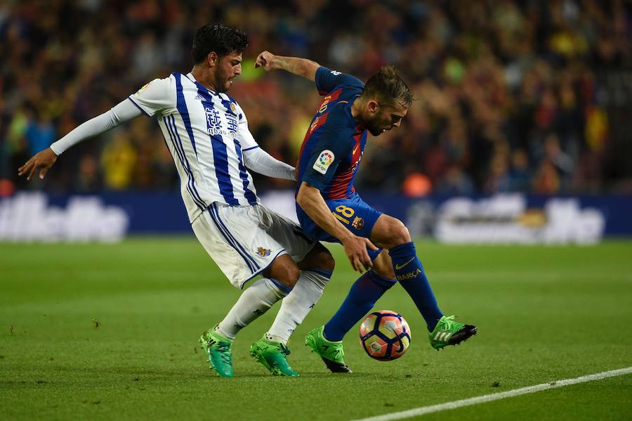 El Barcelona-Real Sociedad, en imágenes