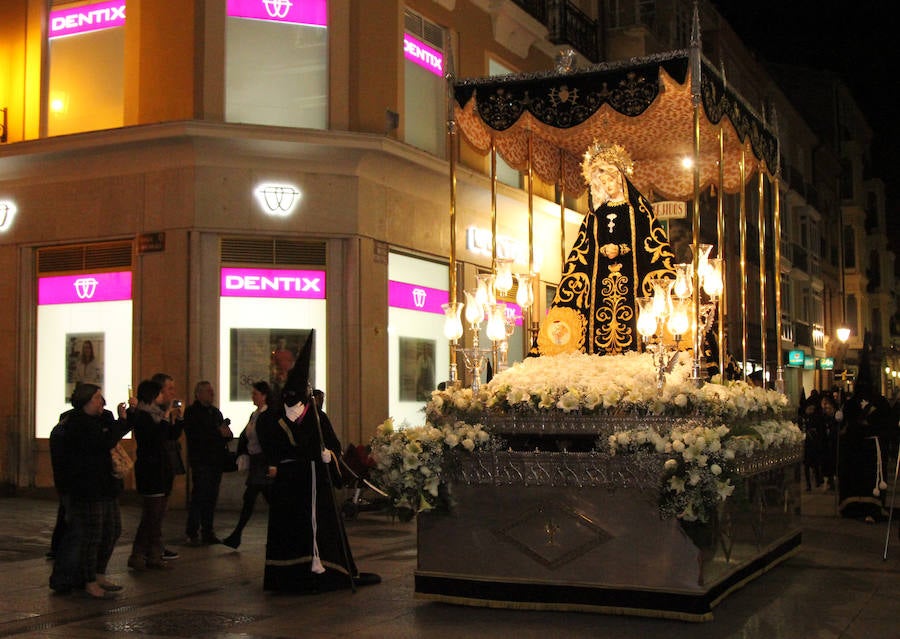 Procesión de la Virgen de la Soledad en Palencia