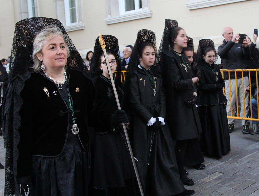 Procesión de la Virgen de la Soledad en Palencia