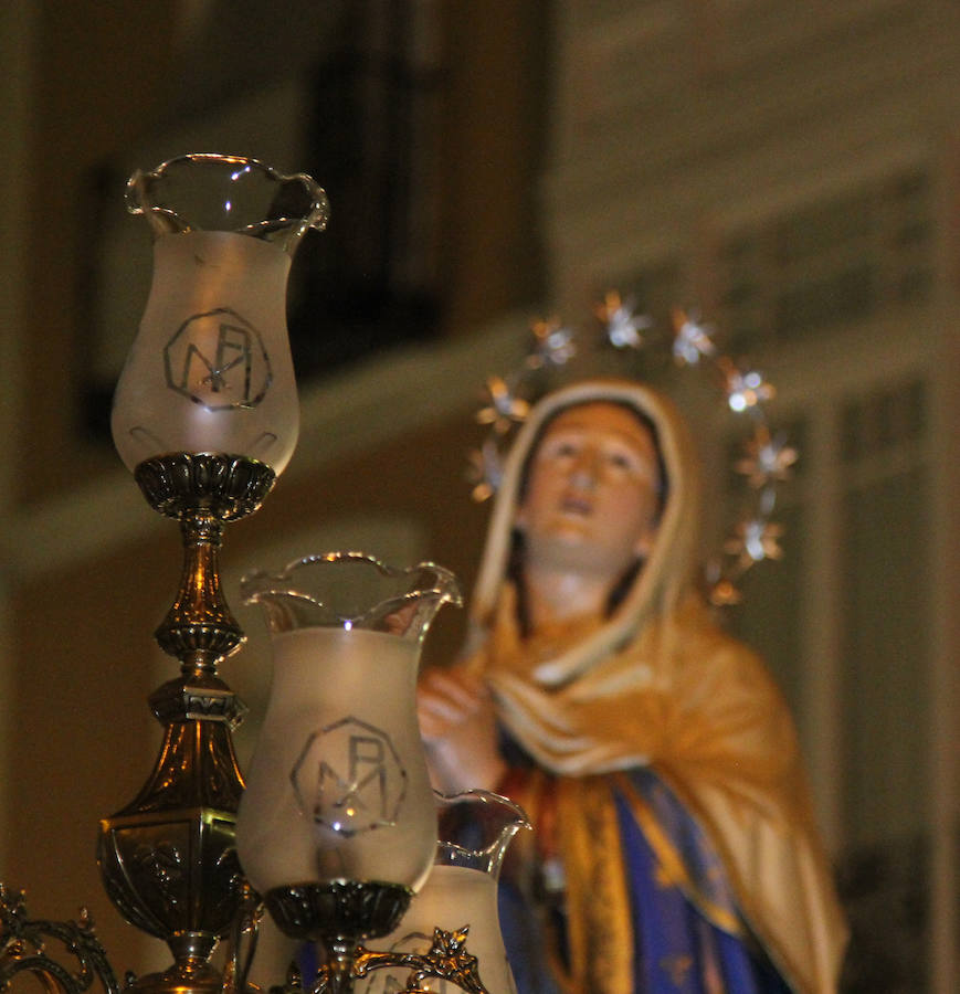 Procesión de la Virgen de la Soledad en Palencia