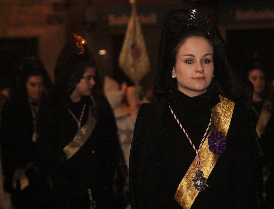 Procesión de la Virgen de la Soledad en Palencia