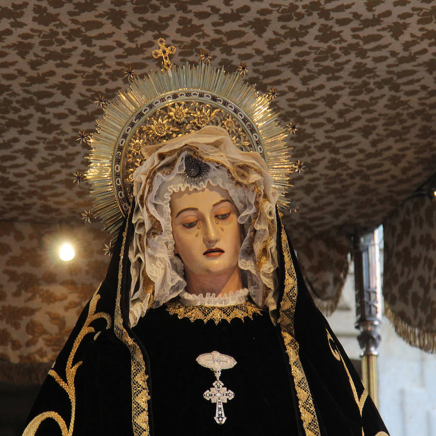 Procesión de la Virgen de la Soledad en Palencia