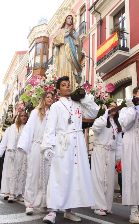 El Rompimineto del Velo pone fin a la Semana Santa palentina