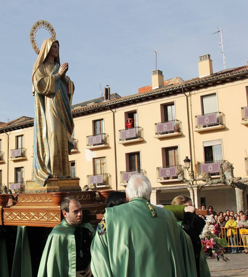 El Rompimineto del Velo pone fin a la Semana Santa palentina