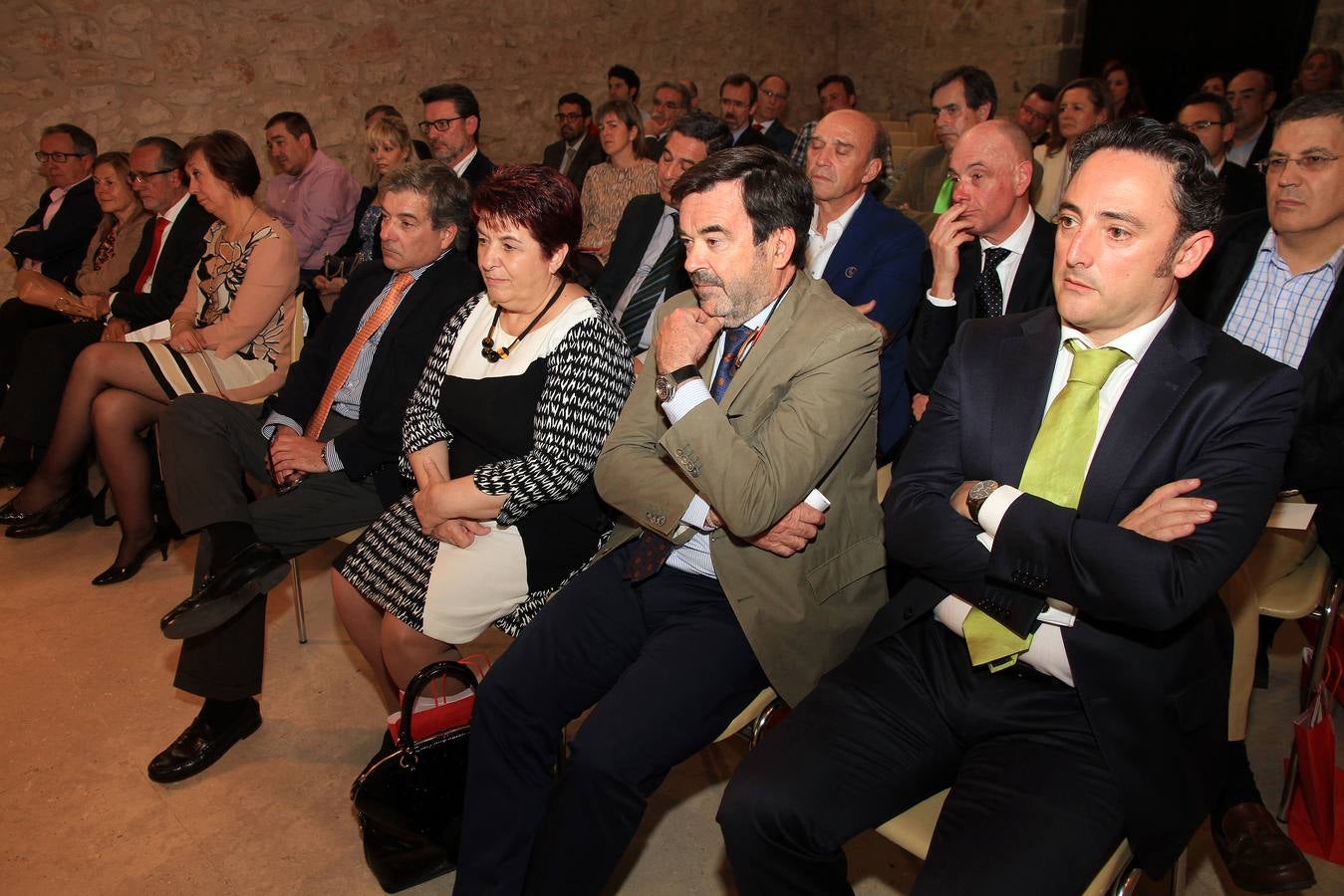 La magistrada de la Audiencia de Madrid, María Felisa Herrero, y el presidente de la Audiencia de Segovia, Ignacio Pando, en el V Ciclo de Justicia de El Norte de Castilla-Santander