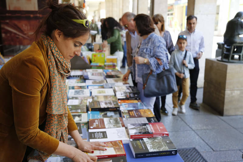 Día del Libro en la Calle Mayor de Palencia