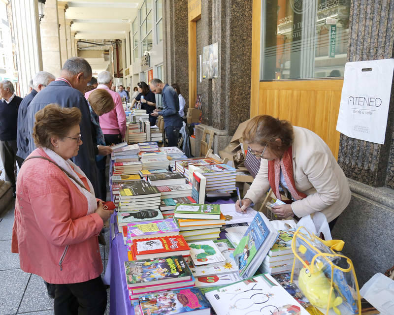 Día del Libro en la Calle Mayor de Palencia