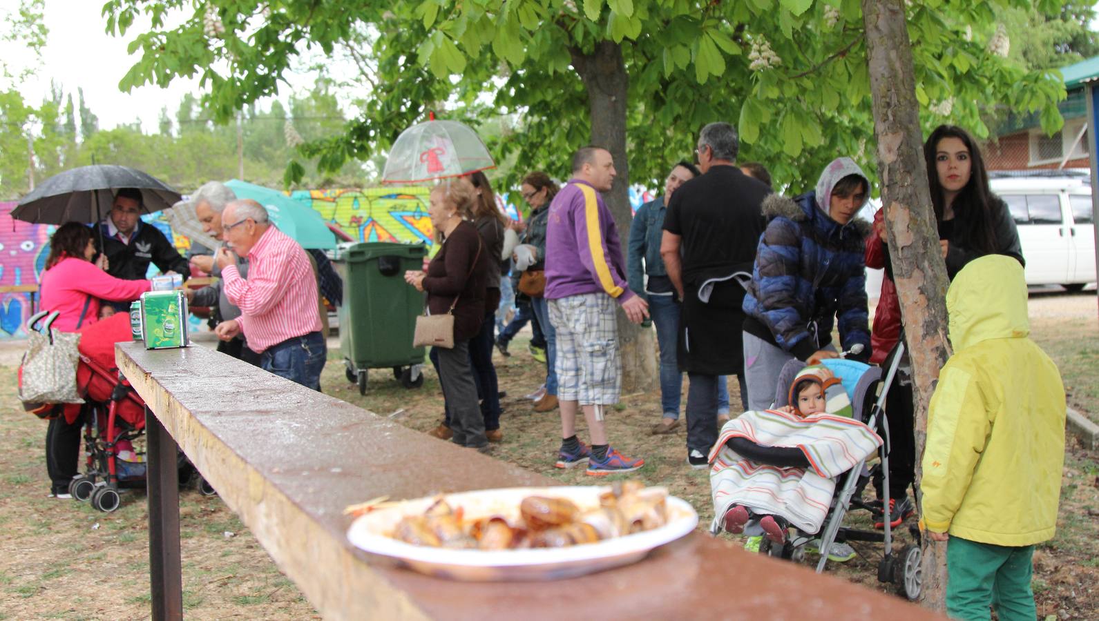 La lluvia desluce la romería de San Marcos en Palencia
