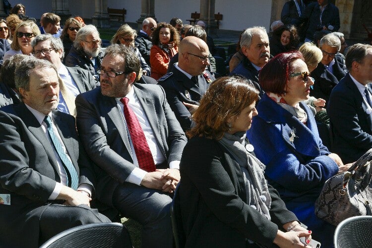 Miquel Barceló realiza una performance en el Colegio Arzobispo Fonseca de Salamanca